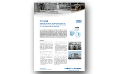 Referenz: Reinigungskonzept, Hygieneuntersuchung und Filterwechsel sorgen für reine Prozessluft in Milchwirtschaftsbetrieb