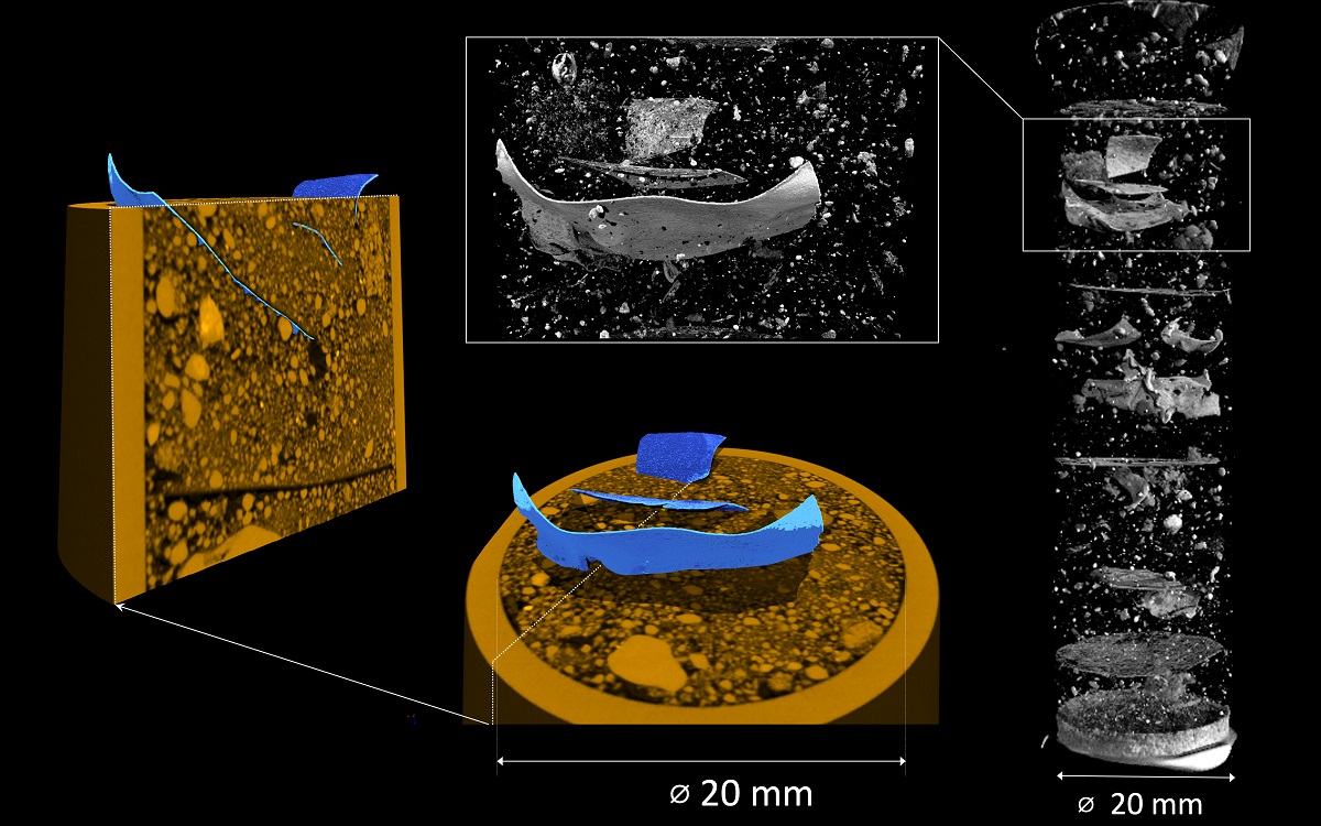 Partikelmessverfahren: Mikroplastik im Ackerboden in 3D